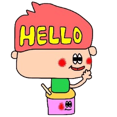 cute sticker of honorifics