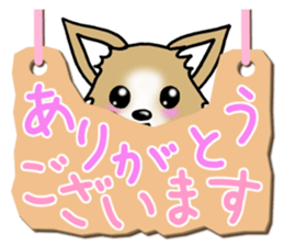 Chihuahua's Sticker! Season's greetings sticker #14132171