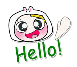 ..Hello! My name is Yamada..>_< sticker #14132198