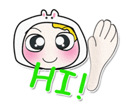 ..Hello! My name is Yamada..>_< sticker #14132201