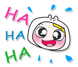 ..Hello! My name is Yamada..>_< sticker #14132210