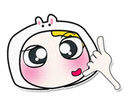 ..Hello! My name is Yamada..>_< sticker #14132220