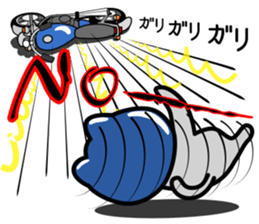 Cat rider Sticker sticker #14132323