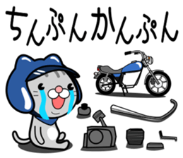 Cat rider Sticker sticker #14132329