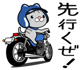 Cat rider Sticker sticker #14132337