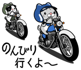 Cat rider Sticker sticker #14132350