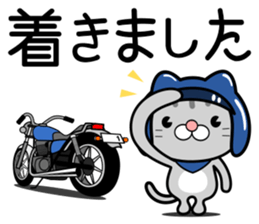 Cat rider Sticker sticker #14132356