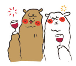 loose alpaca3 sticker #14132418