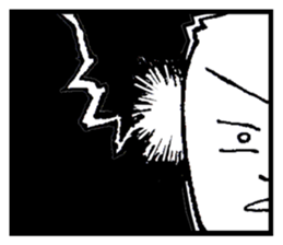 Talk like manga. sticker #14132766