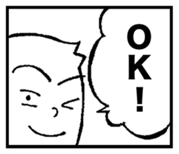 Talk like manga. sticker #14132771