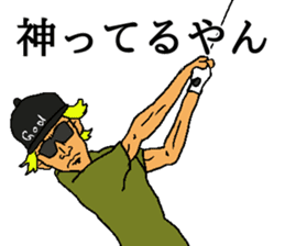 KANSAI golfer 2 sticker #14133143