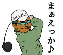KANSAI golfer 2 sticker #14133166