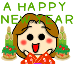New Year's mama Sticker sticker #14133179