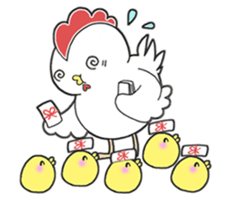 Rooster year 2017 sticker #14133221