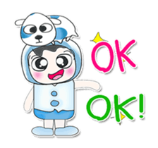 ...Mr. Sawamura and dog...^_^ sticker #14133614