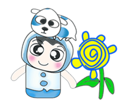 ...Mr. Sawamura and dog...^_^ sticker #14133618