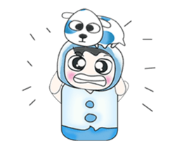 ...Mr. Sawamura and dog...^_^ sticker #14133623