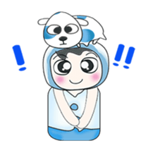 ...Mr. Sawamura and dog...^_^ sticker #14133624