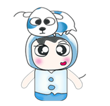 ...Mr. Sawamura and dog...^_^ sticker #14133626