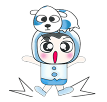 ...Mr. Sawamura and dog...^_^ sticker #14133627