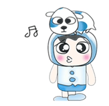 ...Mr. Sawamura and dog...^_^ sticker #14133629