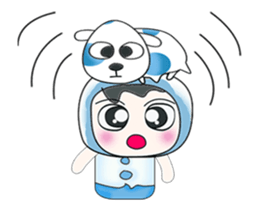 ...Mr. Sawamura and dog...^_^ sticker #14133634