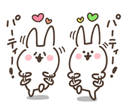 little little rabbit 2 sticker #14133841