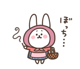 little little rabbit 2 sticker #14133842