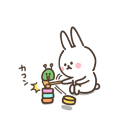 little little rabbit 2 sticker #14133848