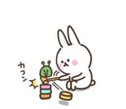 little little rabbit 2 sticker #14133848