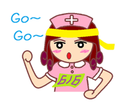 Nurse GaGa sticker #14133994