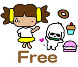 I am R. LOVE.pure girl. sticker #14134082