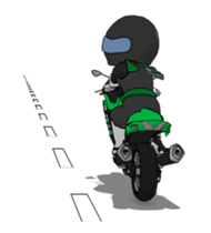 Green's rider aiming for the fastest sticker #14134459