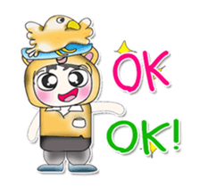 ..Mr. Koro and bird..^_^! sticker #14134726