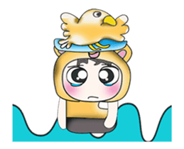 ..Mr. Koro and bird..^_^! sticker #14134728