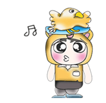 ..Mr. Koro and bird..^_^! sticker #14134741