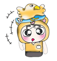 ..Mr. Koro and bird..^_^! sticker #14134747