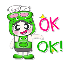 ..Mr. Taro.. and cat. sticker #14134902