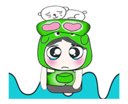 ..Mr. Taro.. and cat. sticker #14134904