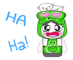 ..Mr. Taro.. and cat. sticker #14134909