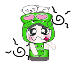 ..Mr. Taro.. and cat. sticker #14134910