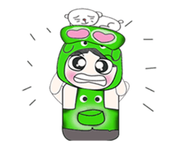 ..Mr. Taro.. and cat. sticker #14134911