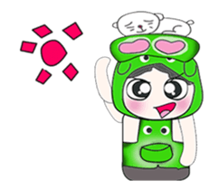 ..Mr. Taro.. and cat. sticker #14134918