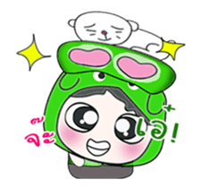 ..Mr. Taro.. and cat. sticker #14134920