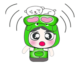 ..Mr. Taro.. and cat. sticker #14134922