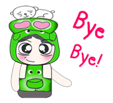 ..Mr. Taro.. and cat. sticker #14134924