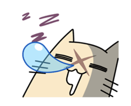 Messy Bag cat sticker #14135204