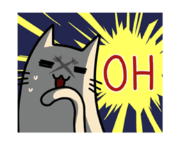 Messy Bag cat sticker #14135209