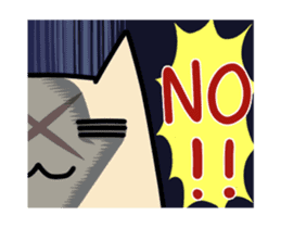 Messy Bag cat sticker #14135219