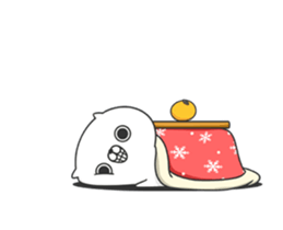 Move! Friends cat WINTER sticker #14135485